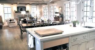 open concept, kitchen, dining room