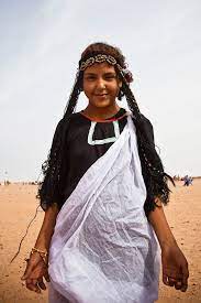 Traditional Sahrawi Girl Tuareg People African Hairstyles Girl