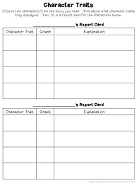 Character Traits Graphic Organizers Character Traits Graphic Organizer Graphic Organizers Character Trait