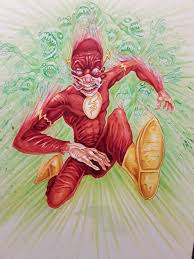 Take the next step on your drawing journey. I Drew The Flash He Has G Force Face Comicbooks