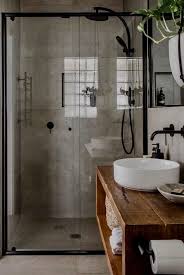 Grey Bathroom Tiles For Industrial Interior Design Small Bathroom Remodel Bathroom Interior Design Industrial Style Bathroom