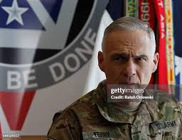 Lieutenant General James L. Terry, head of the U.S. Army V Corps... News  Photo