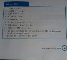 Soal matematika kelas 5 evaluasi diri 1. Kunci Jawaban Matematika Kelas 5 Evaluasi Diri 4 Halaman 15 Kunci Jawaban Matematika Kelas 5 Halaman 20 Evaluasi Diri 6 Jawaban Buku Matematika Kelas 5 Halaman 15 Sobat Ops