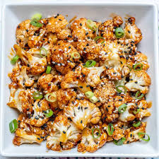 sweet and y baked cauliflower