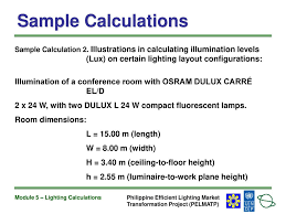 In my desktop system the application form layout is perfect. Module 5 Lighting Calculations Ppt Download