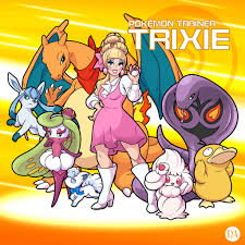 Ethan Robertson على X: "Trixie Mattel as a Pokemon Trainer with 7 of my all  time favourite Pokemon. Beautiful piece I commissioned by Aaron Rodriquez,  Follow his Instagram @dearestantoine. Special thanks to @