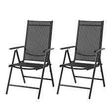 Klappstuhl Linu I 2er Set Textilene Aluminium Schwarz Grau Mooved Jetzt Bestellen Unter Https Moebel Ladendirekt Gartenstuhle Stuhle Gartenmobel