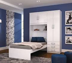 Cama De Solteiro Com Guarda Roupa Conjunto Quarto Solteiro Guarda Roupa 4 Portas Cama Solteiro R 699 00 Diseno De Armario Para Dormitorio Habitaciones Pequenas Decoraciones De Dormitorio
