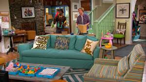The Ingram Family Good Luck Charlie Good Luck Charlie Sectional Slipcover Painted Rug