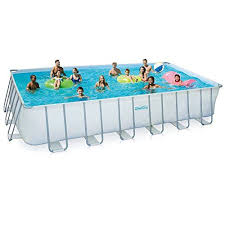 Summer Waves Elite Rectangular Metal Frame Swimming Pool Package 12 X 24 For Sale In 2020 Rectangular Pool Summer Waves Pool