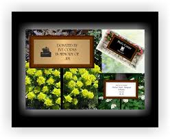 Our memorial stepping stones and markers are weather proof and guaranteed to last a lifetime, making. Memorial Plaques Mounted 12 X 6 Product