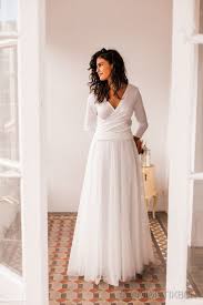 Dotted Swiss Wedding Gown With Sleeves Long Wedding Gown With Etsy In 2020 White Tulle Skirt Wedding Long Gown For Wedding Wedding Gowns With Sleeves