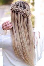 Box Braids Hairstyles Blonde Hair Waterfall Braid White Sweater Braided Hairstyles Braids With Curls Box Braids Hairstyles