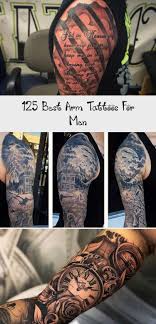 Clock Rose Front Arm Tattoo Designs For Men Best Arm Tattoos For Men Cool Upper Lower Inner Front Arm Tattoos For Guys Tattoos For Guys Cool Arm Tattoos