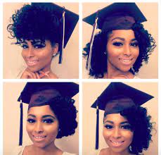 Looking for graduation hairstyles for natural hair?we know that things are a bit up in the air at the moment, but all those years of hard work are coming to an end (and regardless of if it's irl or virtual) you want to look the part. 5 Ways To Slay Graduation Hair For Naturalistas Http Voiceofhair Com 5 Ways To Slay Graduation Hairstyles Graduation Hairstyles With Cap Natural Hair Styles