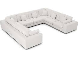 The options like modloft perry preconfigured u sectional sofa is a spacious option for a big family. Modloft Perry Chalk Fabric Sectional Sofa Molmd821set118pcchk