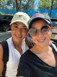 Tuning out the crazy shit happening in the world, and hitting the  pickle-ball court with my favorite girls, after an 18 month hiatus. Thank  god, @chacha_cardenas was keeping score. My sweet niece, @