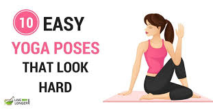 These Are Easy Yoga Poses That Look Hard People Misconceive Yoga Poses To Be Hard Yes There Are But The Ones Listed Here Easy Yoga Poses Yoga Poses Easy Yoga