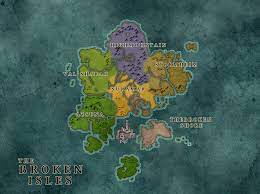 The Broken Isles map made with Wonderdraft : r/wow