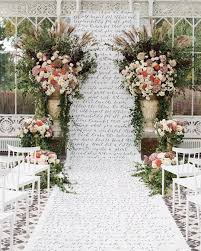 One of the most popular ways to add wedding aisle decorations to your entrance is by hanging decor on the aisle seats. 25 Times Floral Wedding Design Stole The Show Ruffled