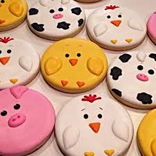 Barnyard Animals Cookie Decorating Sugar Cookie Designs Farm Cookies