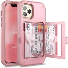 Available in a variety of colors, this simple silicone case keeps your phone protected while adding a nice pop of color. Amazon Com Welovecase For Iphone 12 Pro Max Wallet Case With Credit Card Holder Hidden Mirror Three Layer Shockproof Heavy Duty Protection Cover Protective Case For Iphone 12 Pro Max 6 7inch
