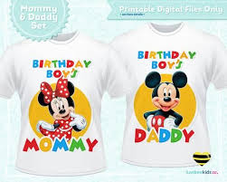 Mickey Mouse Birthday Boy T Shirt Mickey Mouse Iron On Transfers Set Birthday Boy S Mommy Daddy Mickey Mouse Birthday Shirt Mickey First Birthday Mickey 1st Birthdays