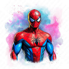 Spiderman Png, Watercolor Background, Spiderman Image, Spiderman Clipart,  Instant Download - Etsy
