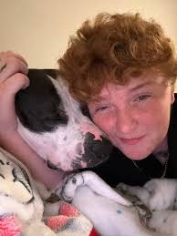 Thank you to Andre Potgieter from Nghala Great Danes !!! We got this chap  last week, he doesn't replace Dante but he is definitely filling the empty  space!!! Meet Mustang!!!🐾🐾❤️‍🩹❤️‍🩹🥰🥰🥰