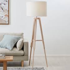 Get free shipping on qualified tripod floor lamps or buy online pick up in store today in the lighting department. Temple Webster Benson Wooden Tripod Floor Lamp