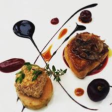 Foie Gras Terrine And Pan Seared With Kecicang Compressed Cherries And Balinese Cocoa Nibs And Coulis Posted By Chef Chris Salans Food Culinary Culinary Arts