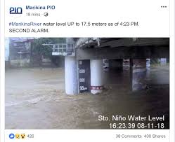 Maarat in san mateo, rizal is a regular training ground for trail runners, mountaineers, and mountain bikers. Second Alarm Raised On Rising Marikina River S Water Level Nearby Residents Told To Evacuate