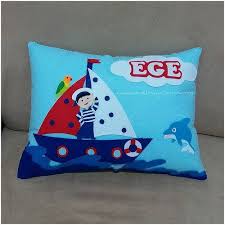 Ege Denizci Taki Ve Sus Yastigi Renkli Hayallerim Yatak Yastiklari Denizci Sus