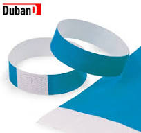 500-piece set of disposable solid-color wristbands, made of Tyvek  waterproof paper, with options for coded and non-coded styles - AliExpress