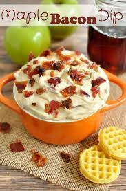 Bacon For Dessert Yes Please Easy Party Appetizer Cream Cheese Dip Recipe With Real Maple Syrup And Candied Bacon Maple Bacon Bacon Dip Recipes Dip Recipes