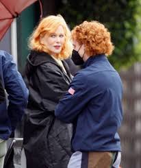 Nicole kidman has sparked outrage after she skipped hong kong's mandatory quarantine in order to film the amazon series expats, which is being shot in the city. Nicole Kidman On The Set Of Being The Ricardos In Hollywood 04 14 2021 Hawtcelebs