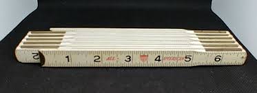 Vintage All American Folding Ruler Rule Ruler Wood Brass Exc. Condition |  eBay
