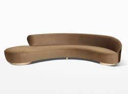 Free Form Curved Sofa With Armmodel 150bca Curved Sofa Curved Sofa Living Room Round Sofa