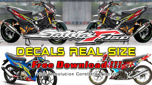 Yamaha semakin apik dalam mengarap segmen jika sebelumnya motor skutik yamaha lebih banyak menyasar segmen pasar wanita dan. Decal Spacy Shogun Jupitermx Mio Soul Xride Gratis Youtube