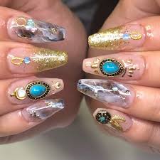 In this video gemma lambert and naio nails show us how to create a beautiful black and silver acrylic nail design. Nail Glitter Flakes 8 Boxes Silver Gold Nail Art Supplies Kit Nail Sequins For Acrylic Nails Decorations Metallic Nail Decals Shining Sparkle Nail Design Manicure Tips Nail Art Accessories Buy Online In
