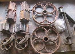 Architectural Antique Cast Iron Factory Cart Wheels And Casters Vintage Casters Vintage Hardware Architectural Antiques