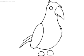 Roblox Adopt Me Coloring Pages Crow In 2020 Coloring Pages Roblox Color