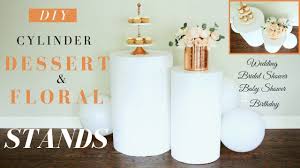 Diy Cylinder Display Pedestals Wedding Baby Shower Dessert Floral F Display Pedestal Pedestal Stand Diy