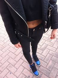 Girls Wearing Sneakers Air Jordan 1 Sneakers Fashion Girls Sneakers Outfit Style