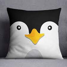Cushions become part of every area consisting of bed room. Penguin Pillow Custom Text Penguin Cover Minimalistic Cover Animal Pillow Case Pillow Cover 20x2 Animal Pillows Diy Pillow Designs Minimalist Pillow Cases