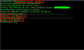 Testing from comcast cable (x.x.x.x). How To Test Your Internet Speed Bidirectionally From Command Line Using Speedtest Cli Tool