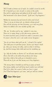Learn how to write a poem about money and share it! Money Poem Rhyme Scheme