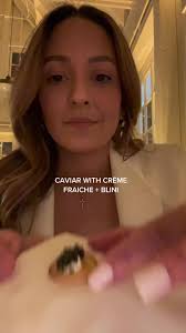 Creme Fraiche Danielle Caviar Bread