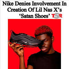 Rapper lil nas x unveiled a limited edition of satan shoes that contain human blood and are limited to 666 pairs. Qs Eo7vdhwvtmm