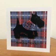 Evelyn Michie I Made This Using The Tonic Pampered Pets Scottie Dog Die Dog Christmas Card Dog Cards Scottie Dog